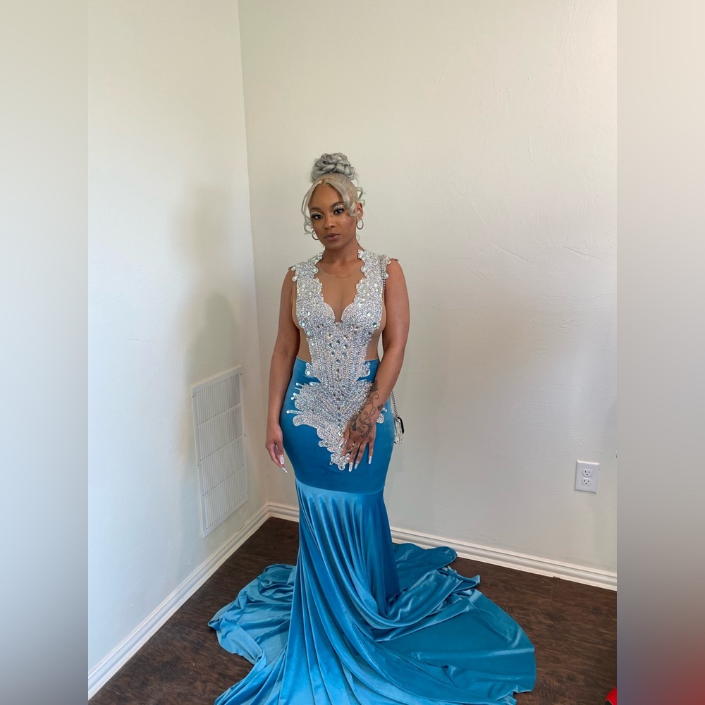 Baby Blue Prom Dress